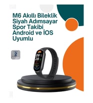 Mey İthalat® iOS ve Android Uyumlu Akıllı Bileklik – Çok Fonksiyonlu Kullanım