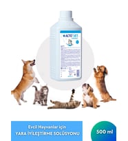 ACTO® VET SOLUTION 500 ML  Evcil Hayvanlar için Yara İyileştirme Solüsyonu (Şeffaf)