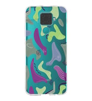 Huawei Mate 30 Lite Uyumlu Kapak Abstrackt Tasarımlı Şeffaf Silikon Kılıf