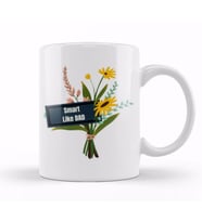 SMART LIKE DAD Dad Fathers Day Gift Kupa Bardak Porselen
