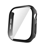 Apple Watch 10 42mm Uyumlu Sert PC Kasa ve Ekran Koruyucu Zore Watch Gard 35 (Siyah)