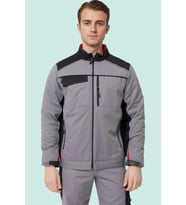 Kışlık Gabardin İş Güvenliği Mont Allium Havalarda Şıklık Koruma