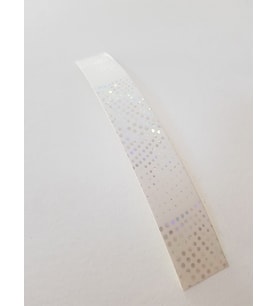 KENAR BANDI PVC TUTKALSIZ 1MM * 20MM 10MT PARLAK BEYAZ PIRLANTA