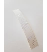 KENAR BANDI PVC TUTKALSIZ 1MM * 20MM 10MT PARLAK BEYAZ PIRLANTA
