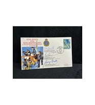 1991 İngiltere Kraliyet Hava Kuvvetleri RAF Royal Airforce FDC 3x Islak İmzalı Özel Gün Damgalı Lim