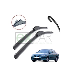 NİSSAN ALMERA ÖN CAM SİLECEK SÜPÜRGESİ TAKIMI 2000 - 2006 ALMERA ÖN SİLECEK