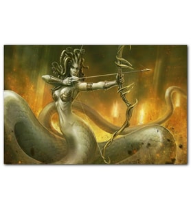 Cakatablo Medusa ve Oku MDF Tablo