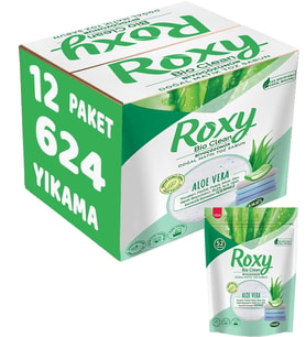 Dalan Roxy Bio Clean Matik Sabun Tozu 1.6Kg Aloe Vera (12 Li Set) (624 Yıkama)