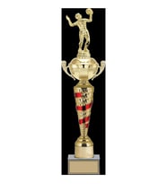 ODAK KUPA - Figürlü Kupalar - Voleybol Kadın Figürlü Kupalar FG-078 B - 54 cm