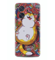 Xiaomi 13T - Xiaomi 13T Pro Kılıf Silikon Desen Özel Seri Tombul Kedi 1739