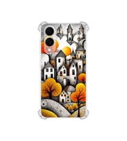 PrintiFy Samsung Galaxy S25 Edge ile Uyumlu Düşlerin Dansı Serisi Göçebe Şatolar Tasarımlı Uv Baskılı Köşe Korumalı Antişok Kılıf