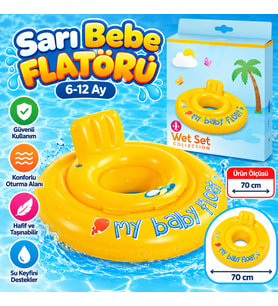 Sarı Bebe Flatörü 70 cm. (6-12Ay)