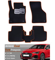 AUDİ A3 HATCHBACK (2020-2025) Uyumlu EVA Paspas Tam Set–Araca Özel,Su Geçirmez,Kolay Montaj
