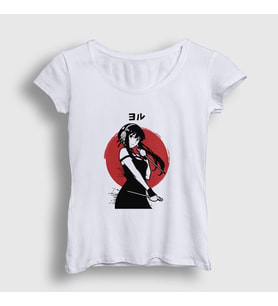 Presmono Kadın Beyaz Yor Forger Anime Spy X Family T-Shirt 319051tt