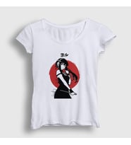 Presmono Kadın Beyaz Yor Forger Anime Spy X Family T-Shirt 319051tt