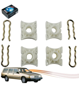 Volvo 740 İçin Cam Kriko Kılavuz Kızak Klipsi (51321938884)