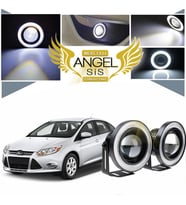 Ford Focus 3 Uyumlu, Universal Mercekli Led Angel Sis Farı, 76mm Beyaz Renk