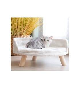 Konforlu 50 cm Kedi Köpek Yatağı, Rahat Uyku Alanı