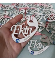 Sünnet Magnet -Vav Yazılı Magnet - Nikah Şekeri - Nişan Şekeri - Söz Şekeri - Düğün Magnet - Nişan Magnet - Söz Magnet - Yenidoğan Magnet - Doğum Magnet - Yaş Magnet 7cm