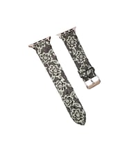 Apple Watch 38mm Creeper Desenli Kordon - Siyah