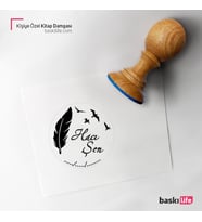 Kişiye Özel Kitap Damgası Kitap Mührü Kaşe Kitap Mühür Özel Damga 177