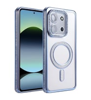 Redmi 15C 4G Joke Simli Magneticsafe Kılıf - Mavi