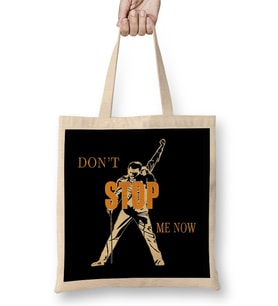 Dont Stop Me Now 02 Bez Çanta Uzun Saplı