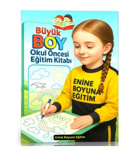 Büyük Boy Okul Öncesi YAZ-SİL Eğitim Kitabı