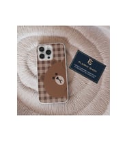 Samsung S21 Fe Uyumlu Ayıcık Desenli Şeffaf Kılıf