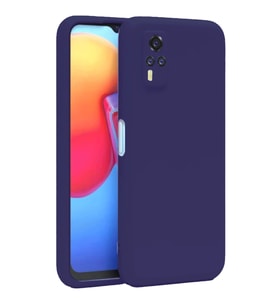 Vivo Y53S Kılıf Nano içi Kadife Silikon - Mor
