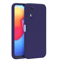 Vivo Y53S Kılıf Nano içi Kadife Silikon - Mor