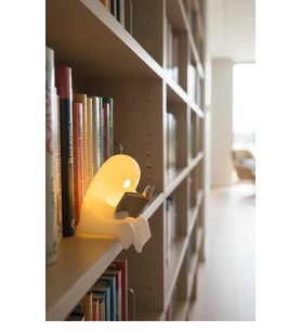 3d Baskı Kitap Okuyan Hayalet Biblo (Beyaz)
