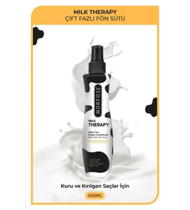 Morfose Milk Therapy Çift Fazlı Saç Bakım Fön Suyu 240 ml - Besleyici, Koruyucu Etki