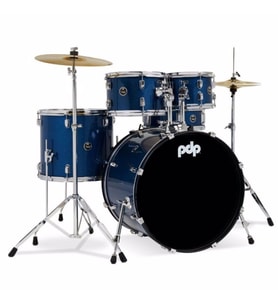 PDP Drums centerstage 22 Inch 5-Parça Akustik Davul Seti (Royal Blue Sparkle)