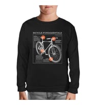 Bicycle Fundamentals Siyah Çocuk Sweatshirt
