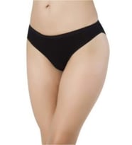 Papatya 3'lü Paket Bambu Kadın Bikini Külot 2521 (Siyah)