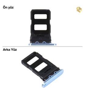 Xiaomi Mi 11 Uyumlu Sim İç Yuvası Çiftli Mavi Sim Kart Tepsisi Sim Kızağı Sim Çekmecesi Sim Tray