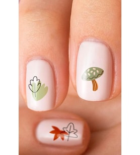 Kuşlar -1 Tırnak Dövmesi, Tırnak Tattoo, Nail Art, Tırnak Sticker