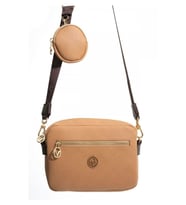 Valentino Orlandi  Camel Kadın Çapraz Askılı Çanta VLT068