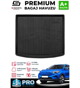 MG ZS Elektrikli 3D Pro Bagaj Havuzu 2021 Üzeri A+ Kalite