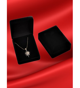 Zirkon Taşlı Yıldız Model Kadın Kolye