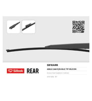 SİLECEK SÜPÜRGESİ ARKA MUZ TİPİ 405mm DOBLO II TEK KAPI 02/10> SPRINTER - CRAFTER 04/06>
