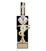 ODAK KUPA - Figürlü Kupalar - Mezuniyet Kadın Figürlü Kupalar FG-065 C - 44 cm