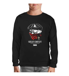 Peaky Blinders - Birmingham Siyah Çocuk Sweatshirt