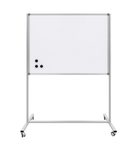 Mıknatıslı Mobil Ayaklı Beyaz Yazı Tahtası 120x150cm