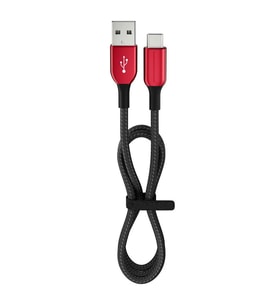 15 Watt 3A Usb-A To Type-C 1.2M Hızlı Şarj Kablosu Kırmızı FC36
