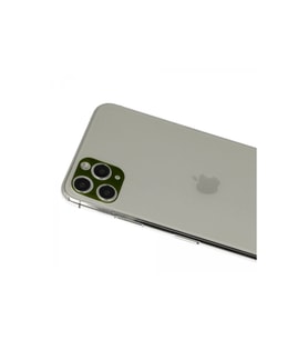 Apple İphone 11 Pro Max Rainbow Kamera Lens Koruma Cam - Yeşil