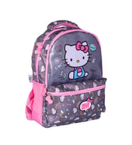 Hello Kitty Okul Çantası Gri Üç Bölmeli