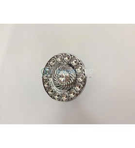 Swarovski Taşlı Tekli Midi Krom