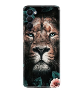 Tecno Camon 18p Kılıf Desenli Silikon Güzel Kılıf Leon Flowers 1333